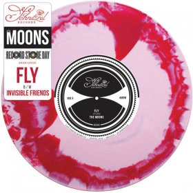 Moons - Fly (Pink / Red Marble) [Vinyl, 7"]