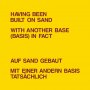 Dickie Landry & Lawrence Weiner - Having Been Built On Sand